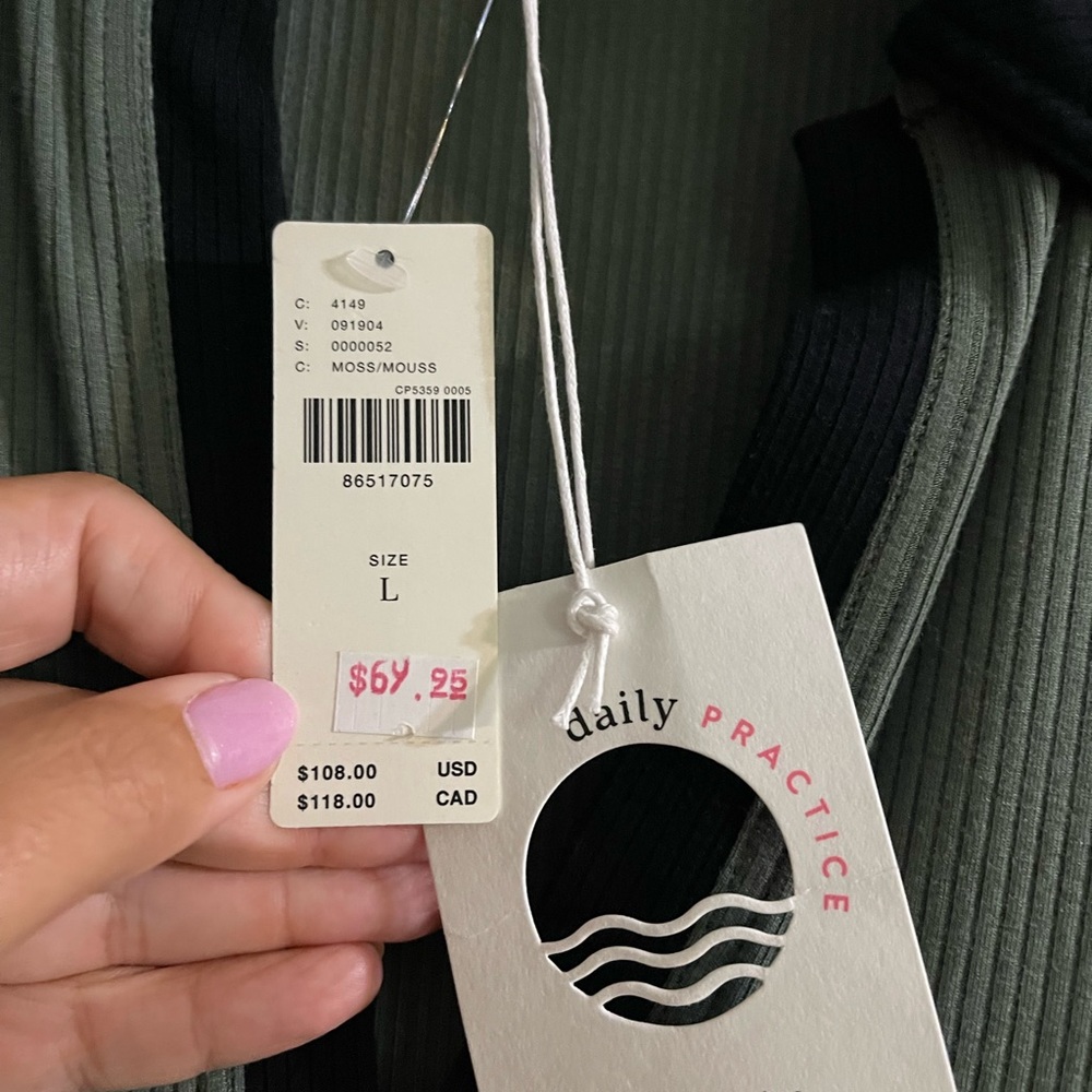 NEW WITH TAGS NEVER WORN Anthropologie Daily Practice Casual Athleisure Dress